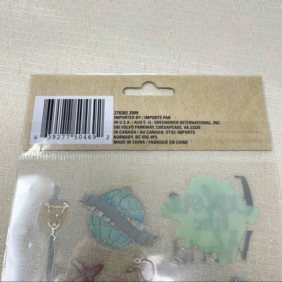 🌺 Crafter's Square Paris France Foil Stickers NEW - Picture 4 of 5